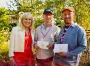  Down's Syndrome Scotland Garden designers win a Silver Gilt medal 
